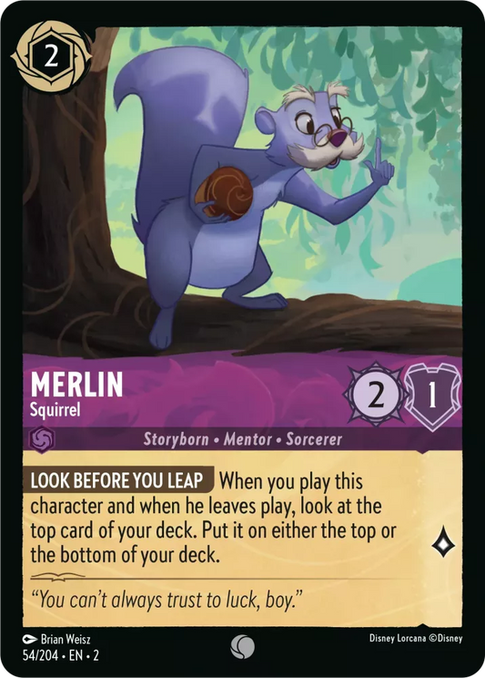 Lorcana Rise of the Floodborn 054/204 Merlin Squirrel