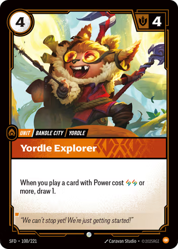 Riftbound Spiritforged 100/221 Yordle Explorer