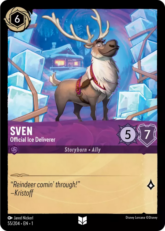 Lorcana The First Chapter 055/204 Sven Official Ice Deliverer Foil