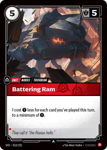 Riftbound Spiritforged 012/221 Battering Ram