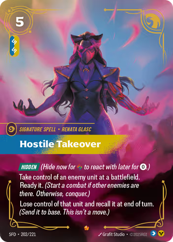 Riftbound Spiritforged 202/221 Hostile Takeover