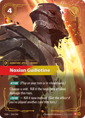 Riftbound Origins 254/298 Noxian Guillotine