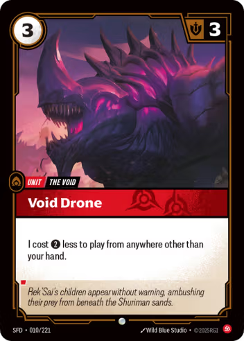 Riftbound Spiritforged 010/221 Void Drone