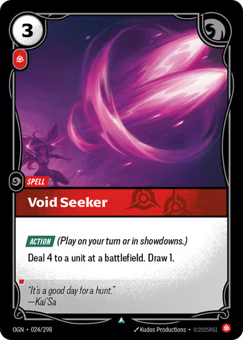 Riftbound Origins 024/298 Void Seeker Foil
