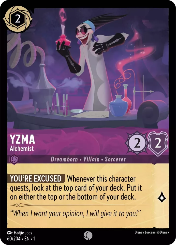 Lorcana The First Chapter 060/204 Yzma Alchemist Foil