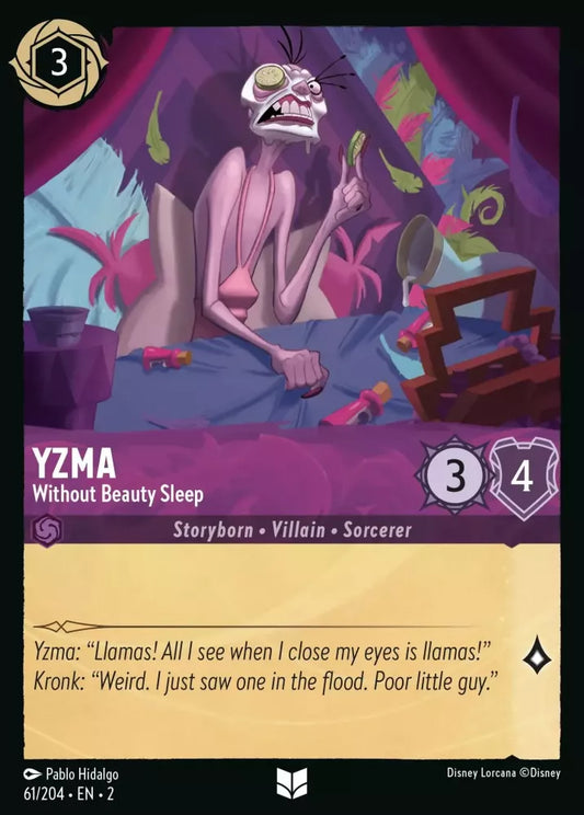 Lorcana Rise of the Floodborn 061/204 Yzma Without Beauty Sleep