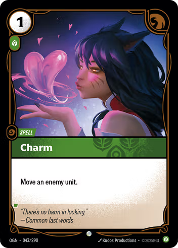 Riftbound Origins 043/298 Charm Foil