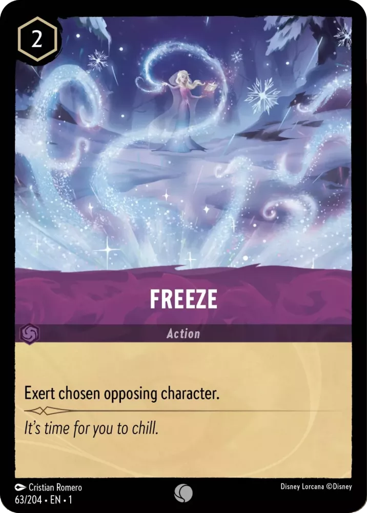 Lorcana The First Chapter 063/204 Freeze Foil
