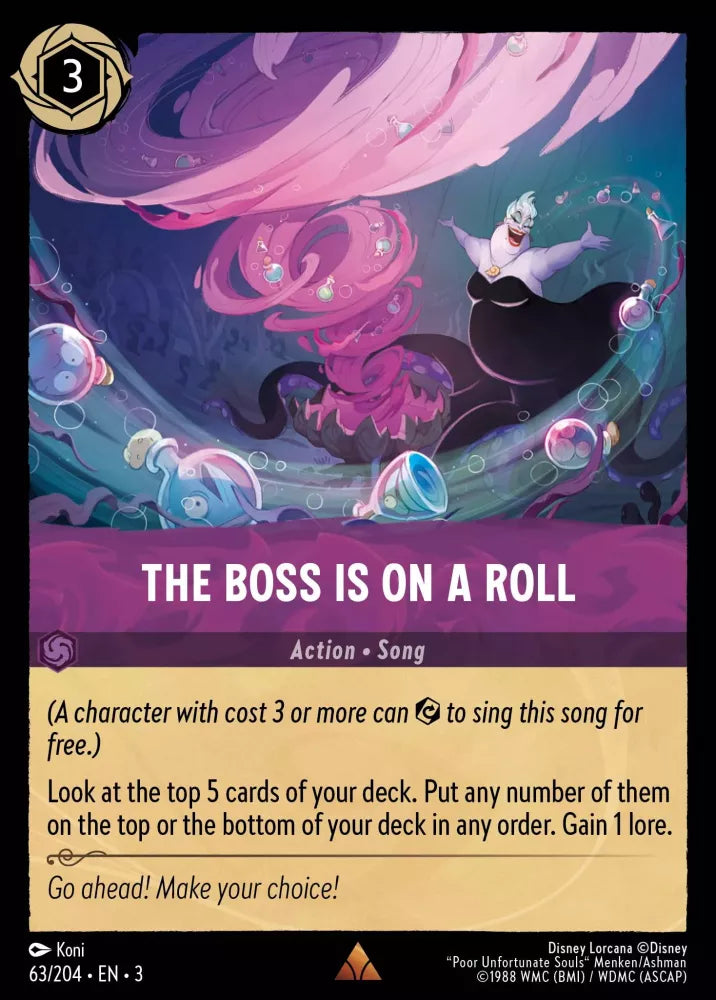 Lorcana Into the Inklands 063/204 The Boss is on a Roll