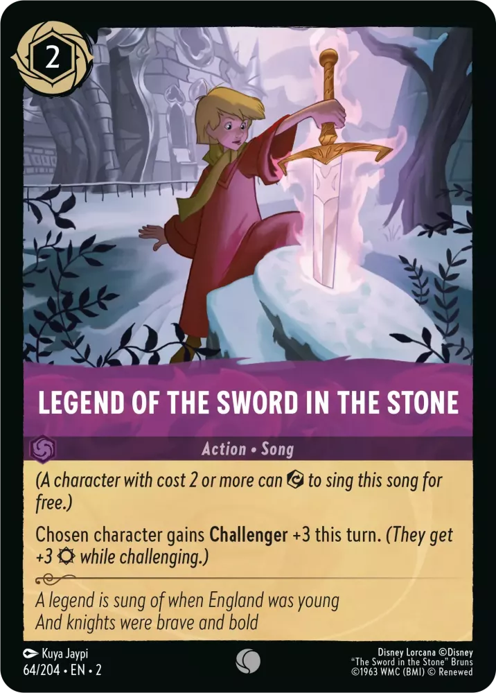 Lorcana Rise of the Floodborn 064/204 Legend of the Sword in the Stone Foil