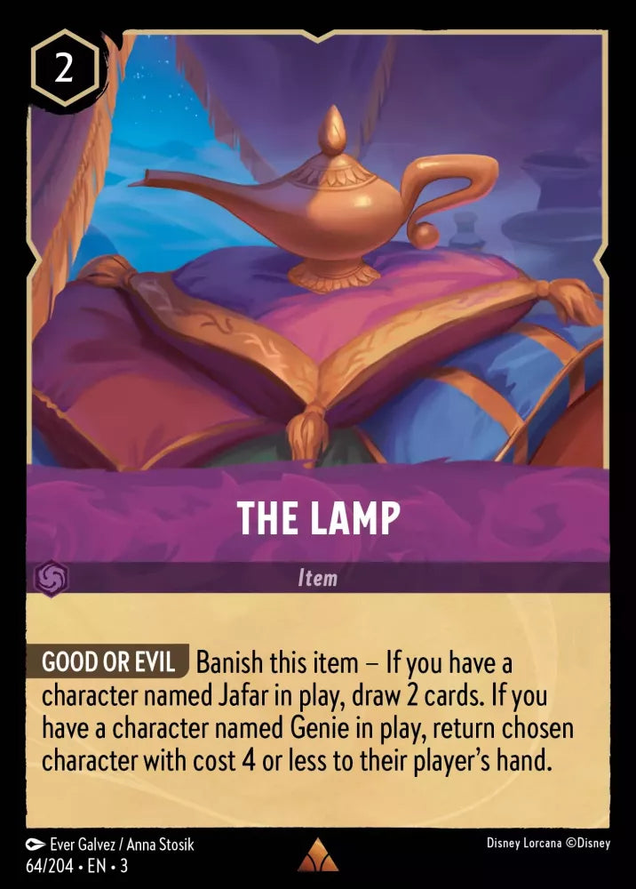 Lorcana Into the Inklands 064/204 The Lamp Foil