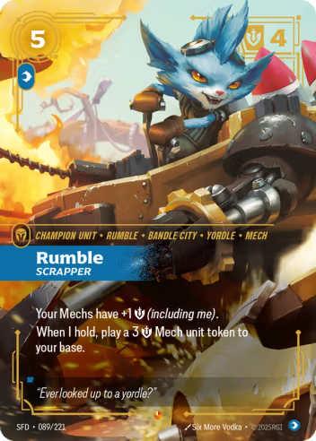 Riftbound Spiritforged 089/221 Rumble Scrapper