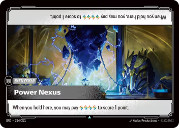 Riftbound Spiritforged 214/221 Power Nexus Foil
