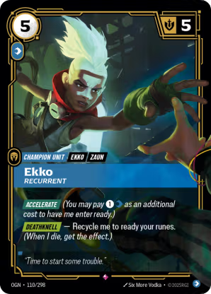 Riftbound Origins 110/298 Ekko Recurrent