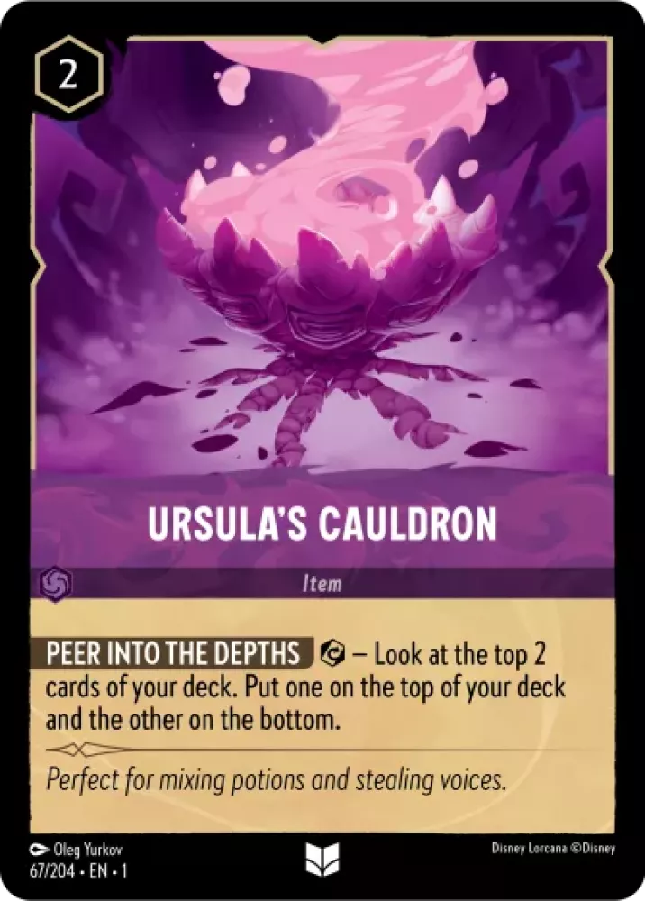 Lorcana The First Chapter 067/204 Ursula's Cauldron Foil