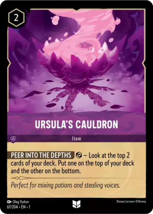 Lorcana The First Chapter 067/204 Ursula's Cauldron Foil