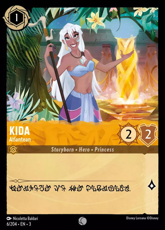 Lorcana Into the Inklands 006/204 Kida Atlantean