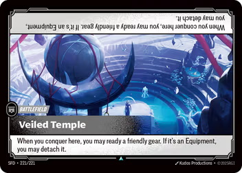 Riftbound Spiritforged 221/221 Veiled Temple