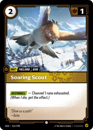 Riftbound Origins 216/298 Soaring Scout Foil