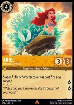 Lorcana Ursula's Return 003/204 Ariel Singing Mermaid