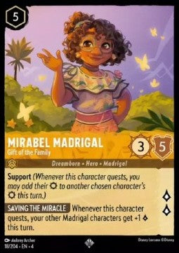 Lorcana Ursula's Return 018/204 Mirabel Madrigal Gift of the Family