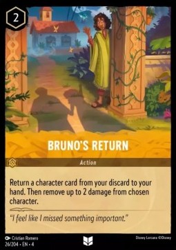 Lorcana Ursula's Return 026/204 Bruno's Return Foil