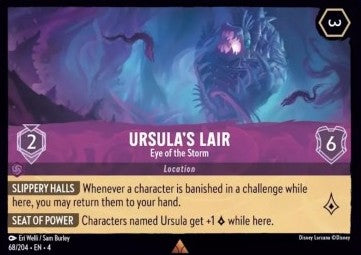 Lorcana Ursula's Return 068/204 Ursula's Lair Eye of the Storm