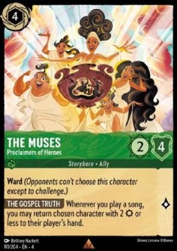 Lorcana Ursula's Return 090/204 The Muses Proclaimers of Heroes Foil