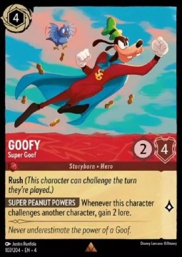 Lorcana Ursula's Return 107/204 Goofy Super Goof