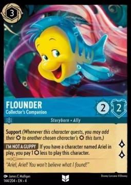 Lorcana Ursula's Return 144/204 Flounder Collector's Companion