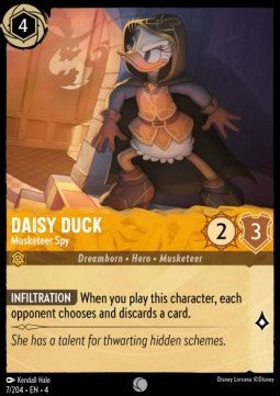Lorcana Ursula's Return 007/204 Daisy Duck Musketeer Spy