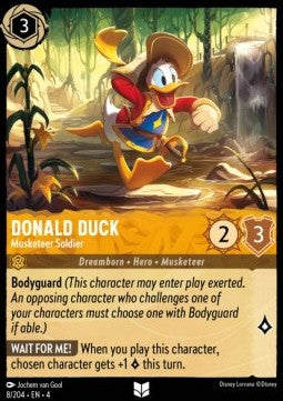 Lorcana Ursula's Return 008/204 Donald Duck Musketeer Soldier