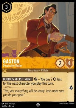 Lorcana Ursula's Return 010/204 Gaston Despicable Dealer