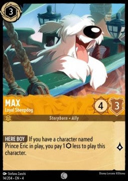 Lorcana Ursula's Return 014/204 Max Loyal Sheepdog Foil