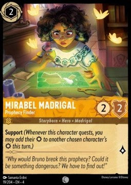 Lorcana Ursula's Return 019/204 Mirabel Madrigal Prophecy Finder Foil