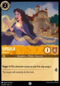 Lorcana Ursula's Return 025/204 Ursula Vanessa Foil