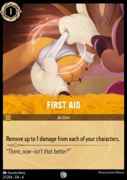 Lorcana Ursula's Return 027/204 First Aid Foil