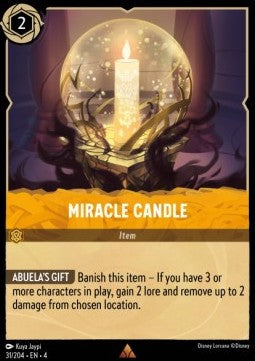 Lorcana Ursula's Return 031/204 Miracle Candle