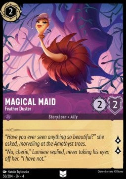 Lorcana Ursula's Return 050/204 Magical Maid Feather Duster Foil