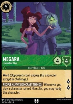 Lorcana Ursula's Return 080/204 Megara Liberated One Foil