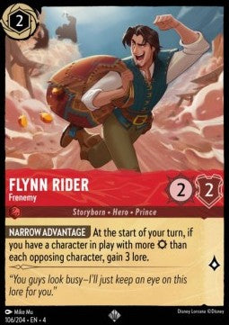 Lorcana Ursula's Return 106/204 Flynn Rider Frenemy