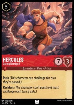 Lorcana Ursula's Return 109/204 Hercules Daring Demigod