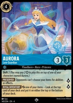 Lorcana Ursula's Return 140/204 Aurora Lore Guardian Foil
