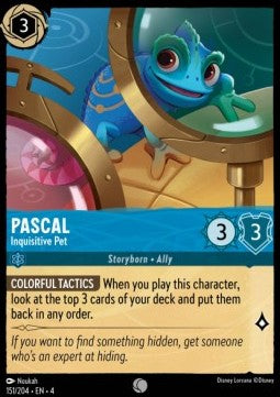 Lorcana Ursula's Return 151/204 Pascal Inquisitive Pet