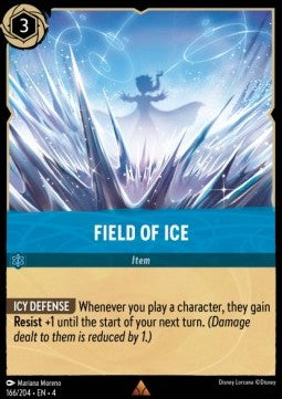 Lorcana Ursula's Return 166/204 Field of Ice Foil