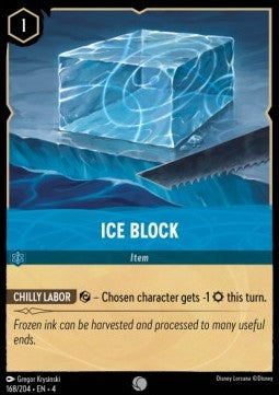 Lorcana Ursula's Return 168/204 Ice Block Foil