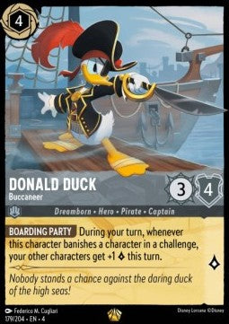 Lorcana Ursula's Return 179/204 Donald Duck Buccaneer Foil