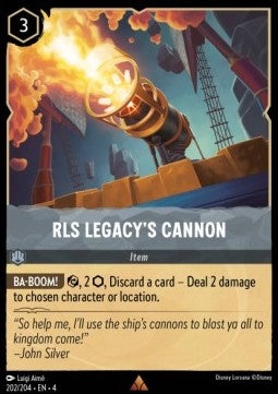 Lorcana Ursula's Return 202/204 RLS Legacy's Cannon
