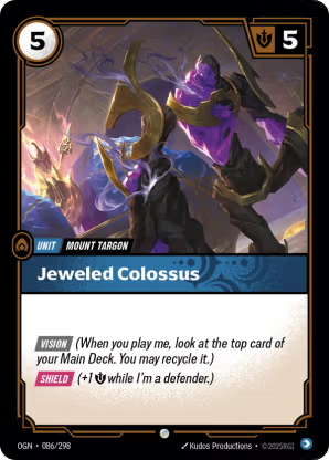 Riftbound Origins 086/298 Jeweled Colossus