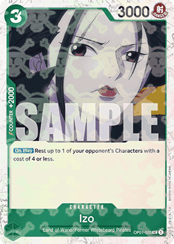 OPTCG The Best PRB01-OP01-033 Izo Jolly Roger